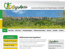 Tablet Screenshot of ergoaktiv-aichwald.de